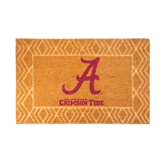 Logo Brands Alabama Crimson Tide Coir Outdoor Mat