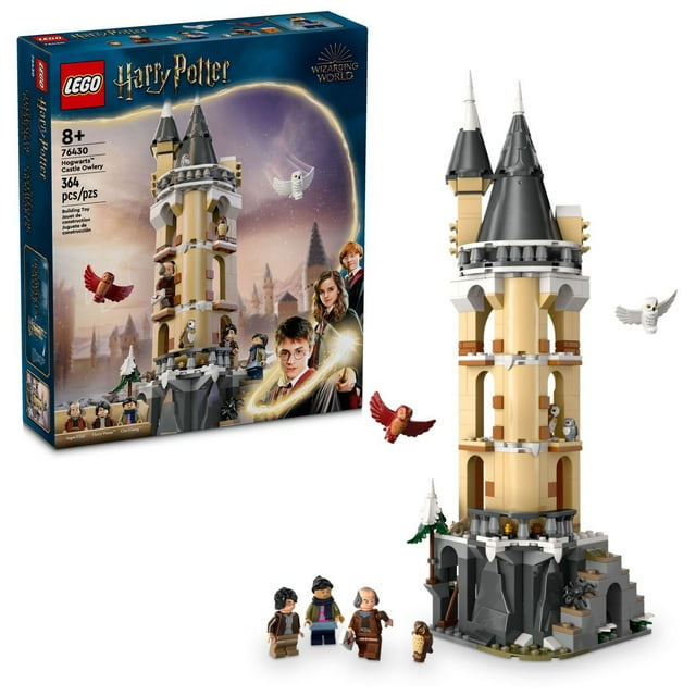 LEGO Harry Potter Hogwarts Castle Owlery Building Set Toy, 364 pcs.