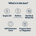 thumbnail image 6 of 12,500 / 9,700 Watt Generac GP9700e Tri-Fuel Generator with Adaptor Cord, 6 of 8