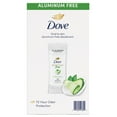 thumbnail image 2 of Dove 0% Aluminum Deodorant, Cucumber and Green Tea., 2.6 oz., 4 pk., 2 of 8