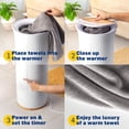 thumbnail image 4 of Live Fine Towel Warmer, Large Bucket Style Towel Heater with LED Display, Adjustable Timer, & More!, 4 of 8