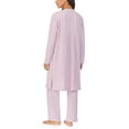 thumbnail image 4 of Cuddl Duds Ladies 3 Piece Ribbed Lounge Set, 4 of 9
