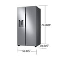 thumbnail image 3 of Samsung 22 cu. ft. Counter Depth Side-by-Side Refrigerator, 3 of 11