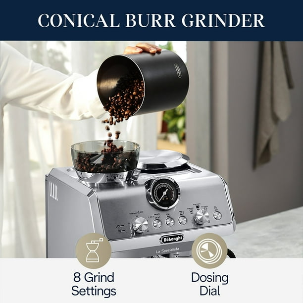De'Longhi La Specialista Arte Stainless Steel Espresso Machine