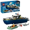 thumbnail image 1 of LEGO City Police Boat Chase Building Toy, 264 pc., 1 of 6