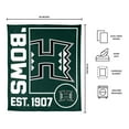 thumbnail image 3 of Logo Brands Hawaii Rainbow Warriors 60"x70" Super Plush Blanket, 3 of 6