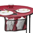 thumbnail image 5 of NFL 27.6" Round Tailgate Table with Shelf, 5 of 5