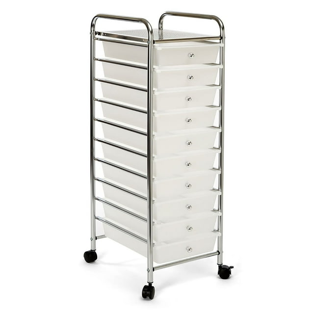 Seville Classics 10 Drawer Cart (Multiple Colors)