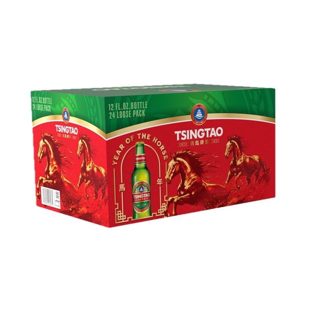 Tsingtao Lager Beer, 12 fl. oz. bottle, 24 pk.
