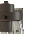 thumbnail image 6 of Hunter Devon Park with Clear Glass Bathroom Vanity Wall Light Fixture, 6 of 8