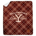 thumbnail image 2 of Yellowstone Silk Touch Sherpa Reverse Throw, 60" x 70", 2 of 9
