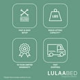 thumbnail image 10 of LulaaBED 12" Soft & Firm Flippable Memory Foam Mattress & Adjustable Base Set, 10 of 12