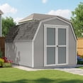 thumbnail image 1 of Handy Home Products Barn 8' x 12' Outdoor Wooden Shed, Choose Installation, 1 of 13