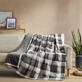 thumbnail image 5 of Eddie Bauer Reversible Plaid Heated Plush Throw Blanket, 60"x70", 5 of 9
