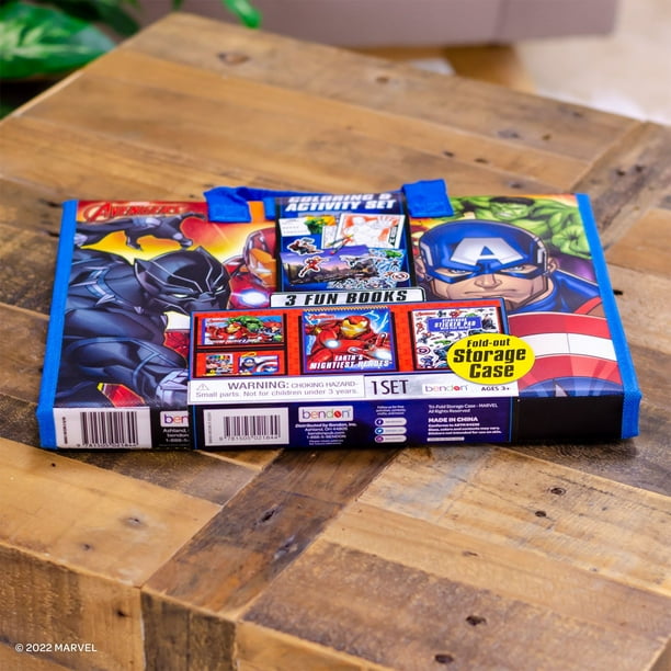 Marvel Coloring & Activity Tri-Fold Storage Case by Bendon