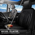 thumbnail image 7 of CarPass Premium Faux Leather 3D Foam Seat Cover-2 Pack, 7 of 7