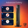 thumbnail image 3 of Lasko 32" Oscillating Ceramic Tower Space Heater with Remote, 3 of 12