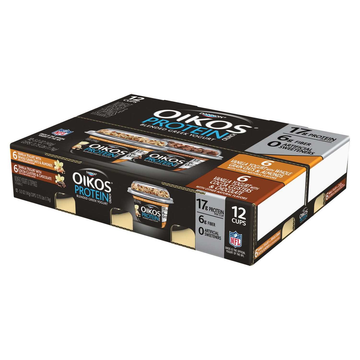 Oikos Protein Crunch, Variety Pack (12 pk.) - Samsclub.com