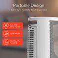 thumbnail image 6 of Lasko 5,118 BTU Personal Oscillating Ceramic Space Heater with Timer, 6 of 12