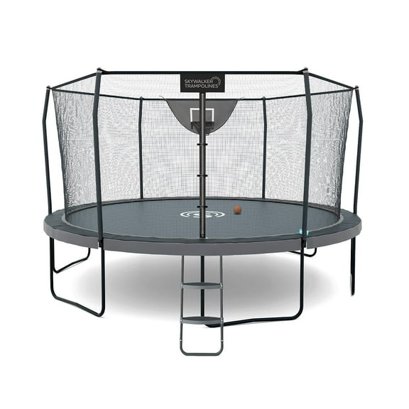 Skywalker Elite Series 12' Round Trampoline with Basketball Hoop