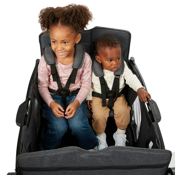 best wagon stroller for 2 W2 Elite Pro Stroller Wagon Charcoal Gray main image 1
