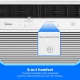 thumbnail image 4 of Midea 14,000 DOE BTU Window Air Conditioner, For Spaces Up to 650 sq. ft., 4 of 13