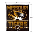 thumbnail image 7 of Logo Brands Missouri Tigers 60"x70" Super Plush Blanket, 7 of 7
