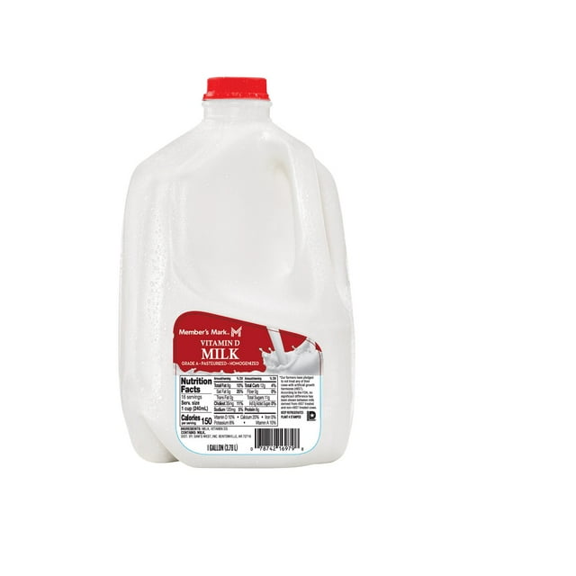 Member's Mark Grade A Vitamin D Whole Milk, 1 gal.