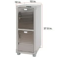thumbnail image 4 of Seville Classics UltraHD 4-Door Stackable Locker Cabinets, 15" W x 18" D x 73.9" H, 4 of 14