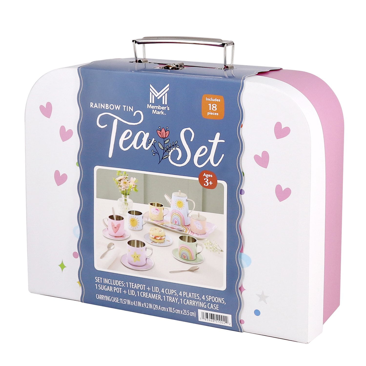 Member's Mark Tin Tea Set, 18 pc. - Samsclub.com