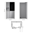 thumbnail image 5 of LG 27 cu. ft. Side-By-Side Refrigerator with InstaView, 5 of 16