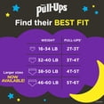 thumbnail image 4 of Pull-Ups Nighttime Potty Training Pants for Boys, Sizes 2T-4T, 4 of 13