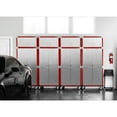 thumbnail image 3 of Seville Classics UltraHD 8-Piece Rolling Steel Garage Storage Cabinet With Stacker Set, 12 Feet Wide, 3 of 14
