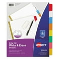 thumbnail image 1 of Avery Write & Erase Big Tab Paper Dividers, 8-Tab,  Letter, Select Color, 1 of 5