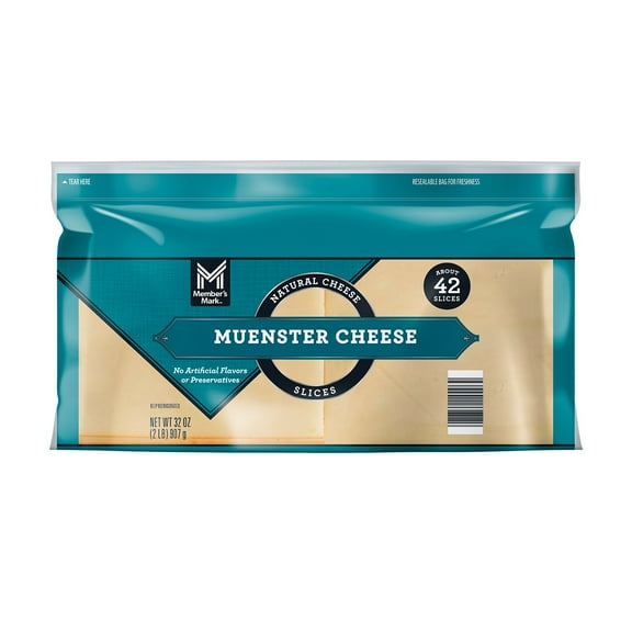 Member's Mark Sliced Muenster Cheese 2 lbs.