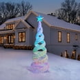thumbnail image 1 of Member's Mark 8' Pre-Lit Iridescent Color-Changing Spiral Tree, 1 of 6
