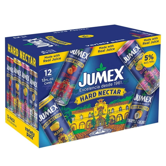 Jumex Hard Nectar Juice Variety Pack, 12 fl. oz. can, 12 pk.