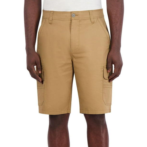 IRON Clothing Men's Flex Comfort Waistband Stretch Cotton Cargo