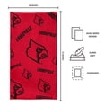 thumbnail image 4 of Logo Brands Louisville Cardinals 38"x72" Beach Towel, 4 of 4
