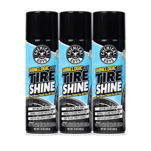 Chemical Guys Shine Logic Tire Shine (3 x 15 Fl. Oz.)(Shrink-Wrapped)(SAM'S CLUB EXCLUSIVE)