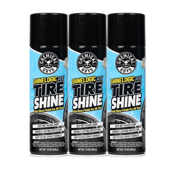 Chemical Guys Shine Logic Tire Shine (3 x 15 Fl. Oz.)(Shrink-Wrapped)(SAM'S CLUB EXCLUSIVE)
