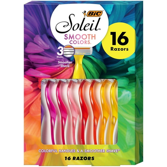 BIC Soleil Color Collection Women's Razors, 3 Blade, 16 ct.