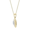 thumbnail image 2 of 1.46 CT.T.W. Round Cut Diamond Pendant Necklace in 14K Gold, 2 of 7