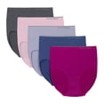 thumbnail image 1 of Ellen Tracy Women's 5-Pack Seamless Brief, 1 of 10