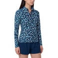 thumbnail image 2 of Lands' End Women's Quarter Zip Rashguard, 2 of 6