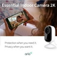 thumbnail image 4 of Arlo Essential Indoor Security Camera HD (2nd Gen), 2-Pack, 4 of 8
