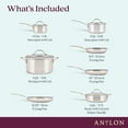 thumbnail image 4 of Anolon 11-Piece Everlast Stainless Steel Ceramic Nonstick Cookware Set, 4 of 11
