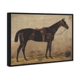 thumbnail image 1 of Emil Volkers - Brauner im Stall Traditional Canvas Print by Oliver Gal Prints, 1 of 4