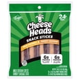 thumbnail image 1 of Frigo Cheese Heads Snack Sticks Mild Cheddar Cheese & Turkey Sausage, 24 Count, 18.9 oz., 1 of 4