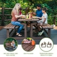 thumbnail image 3 of Lifetime Weather-Resistant Mocha Brown Convertible Bench, 3 of 12